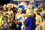 US Secretary of State Hillary Clinton is greeted during her visit to Rarotonga. Photo by US Embassy in New Zealand/ flickr.com